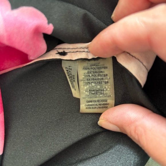 Women’s Calvin Klein Floral Button Down Blouse Color: Black/Cream/Pink S… - Picture 4 of 10